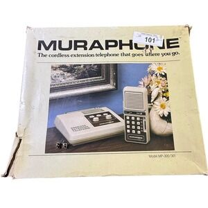 Muraphone MP 300 301 Cordless Extension Telephone Beige FCC Approved